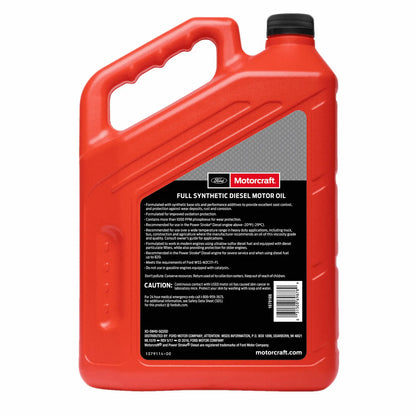 Motorcraft Full Synthetic 5W-40 Diesel Motor Oil - 5 Quart