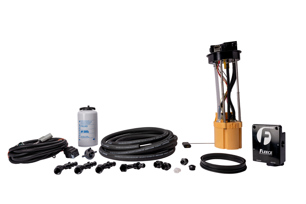 Fleece PowerFlo In-Tank Lift Pumps & Fuel-System Kits — Dodge Ram Cummins — 1998.5–2002 24-valve — fuel-system kit