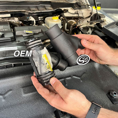 S&B Aluminum Coolant Y-Pipe For 2013-2015 Dodge Ram Cummins 6.7L (Dual Radiator) — image 4