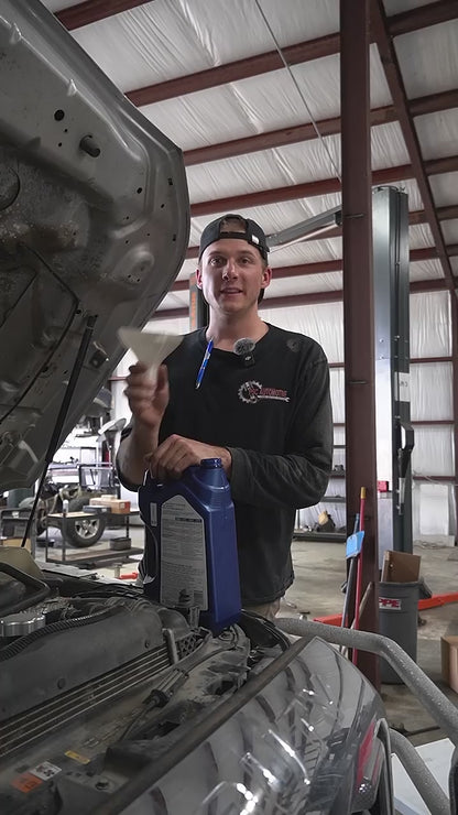 6.7L Powerstroke Thread-On Oil Funnel – No Spill, Hands-Free Oil Filling (2011-2026)