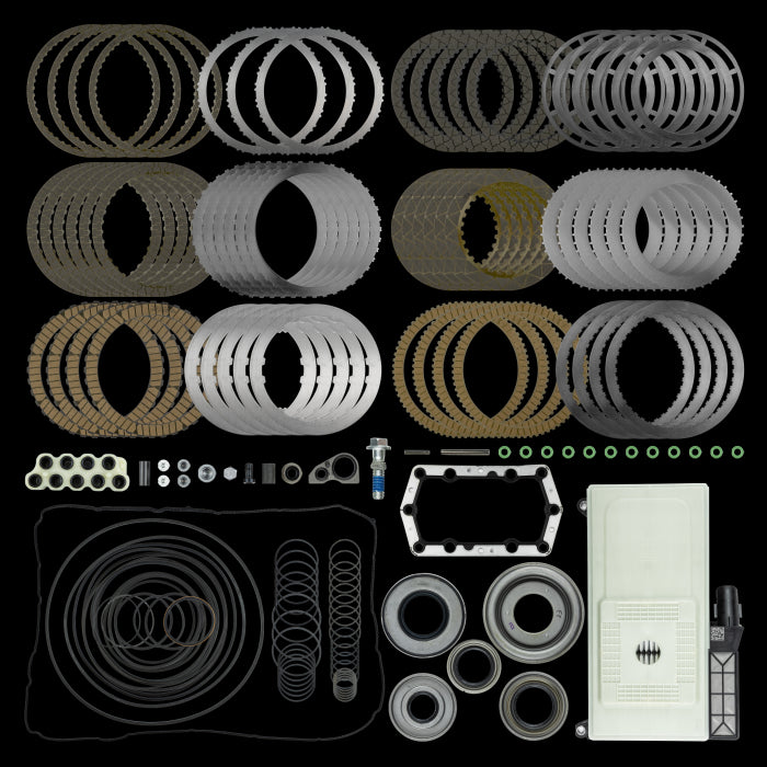 SunCoast 10R140 CATEGORY 1 BORGWARNER REBUILD KIT, STOCK CLUTCH COUNTS, GASKETS AND FILTER