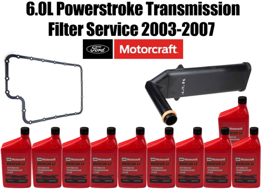 Motorcraft Transmission Service Fluid Included 2003-2007 6.0L Powerstroke)