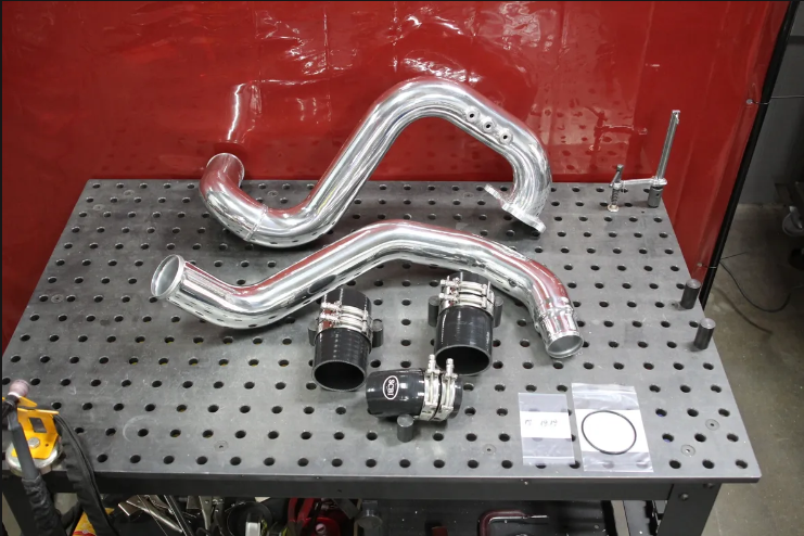 Turbo Time SCBI-6.0 Intercooler Pipe Kit (Finish Raw).