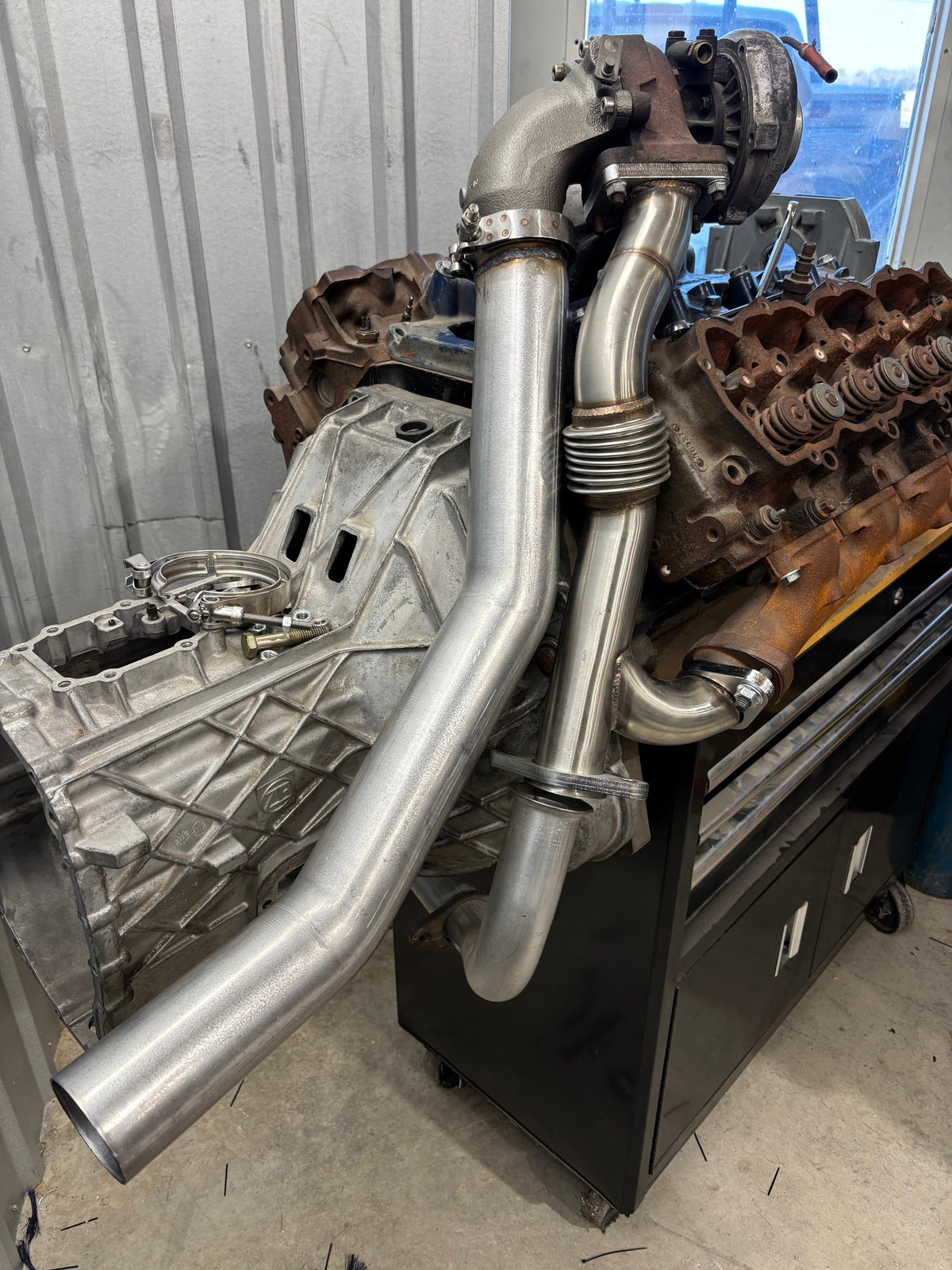 CDD 3" Downpipe Upgrade for 7.3 IDI Factory Turbos & ATS 093 Turbos