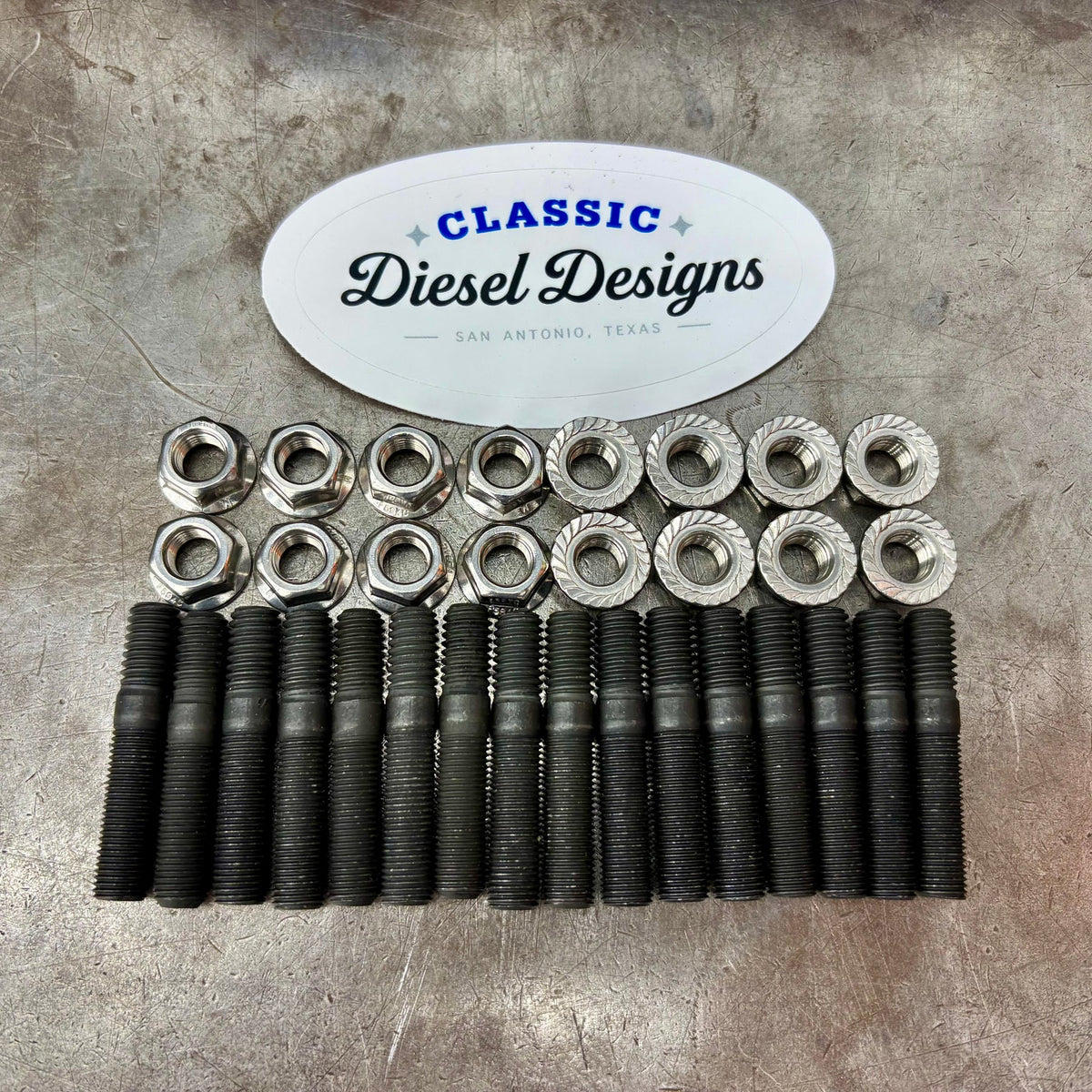 Classic Diesel Designs 6.9/7.3 IDI Exhaust Manifold Stud Kit