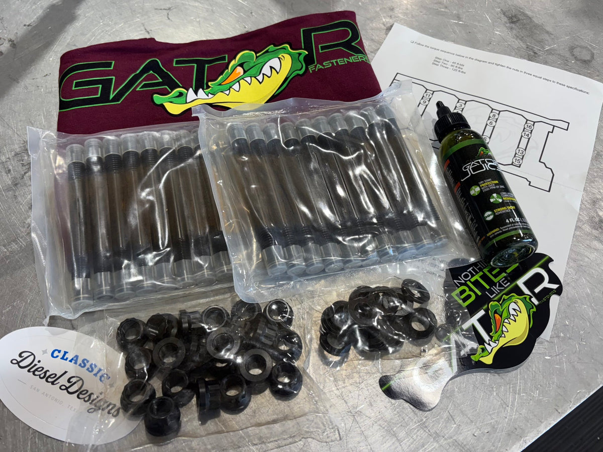 Classic Diesel Designs High Tensile 6.9/7.3 IDI Main Stud Kit
