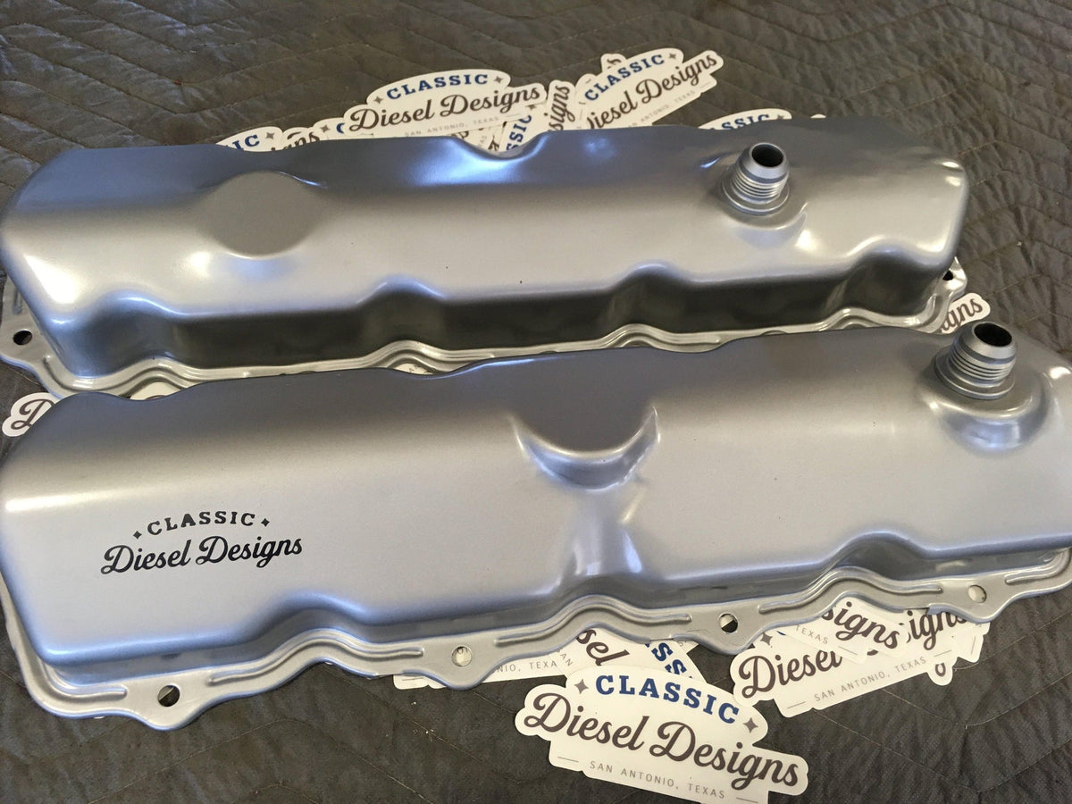 Classic Diesel Designs IDI Valve Cover with -12 AN Breather Ports