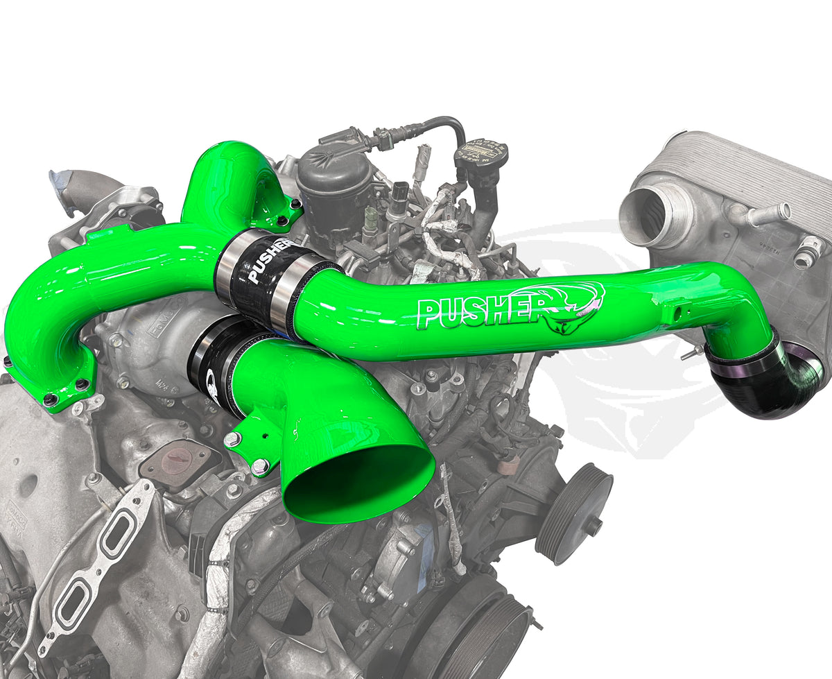 Pusher Intake System with Turbo Inlet for 2017–2019 Ford F250/350 6.7L Powerstroke